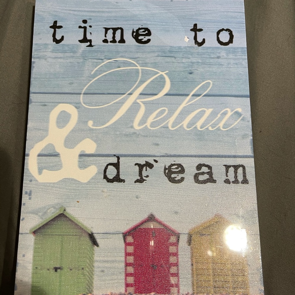 Time to relax and dream picture.  BNWT